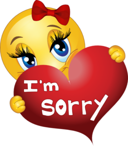 Sorry female emoticon card - #emoji #emojis #smiley #smilies