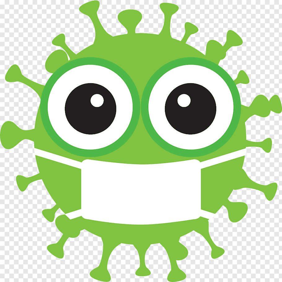 covid19-coronavirus-virus-green-cartoon-smile-png-clip-art | Maghull and  Lydiate U3A